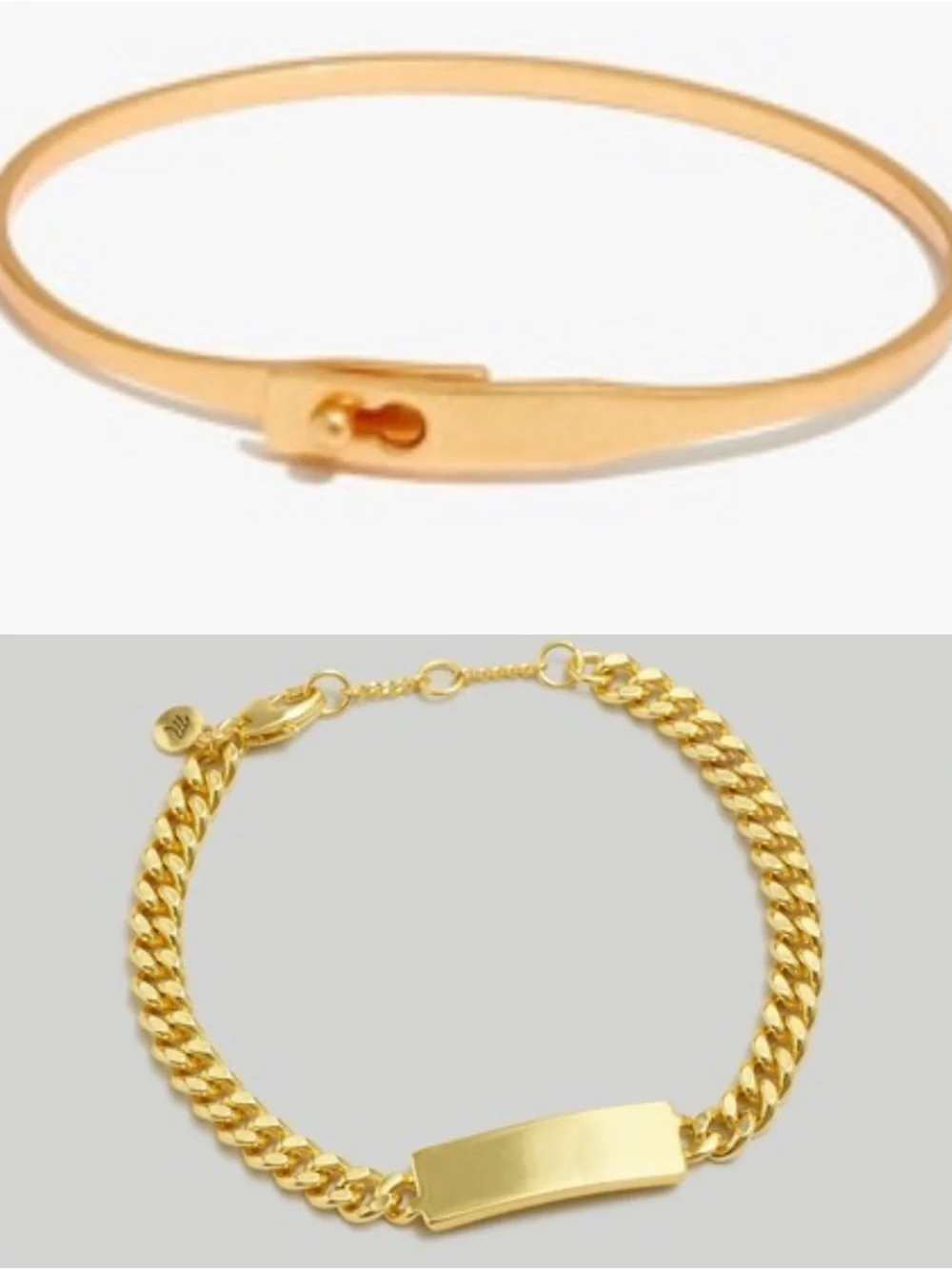 Madewell Bundle Gold To e Bracelets